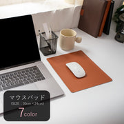 マウスパッド PCアクセサリー PC関連雑貨 パソコン関連雑貨 30cm×24cm 長方形 四角形 防滑 滑り止め 防水 無地 ツートンカラー ホワイト ブラック ピンク シンプル カジュアル シック 可愛い キュート オフィス 書斎