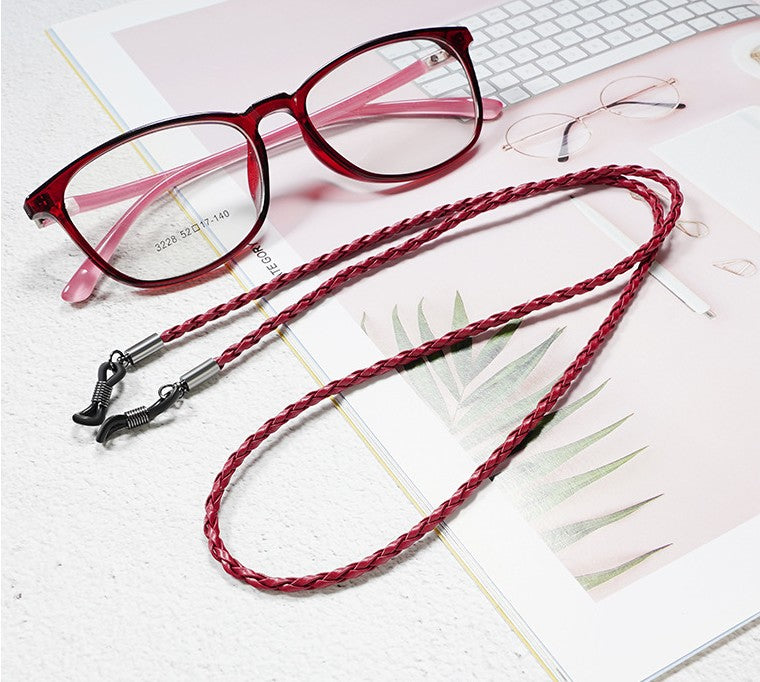 メガネストラップ メガネチェーン 眼鏡ストラップ 眼鏡チェーン メガネホルダー フェイクレザー 商品画像3