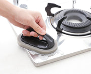 スポンジ 焦げ落とし コゲ落とし こげ取り サビ落とし 持ち手付き キッチン 台所用品 掃除 鍋 フライパン ガスコンロ グリル