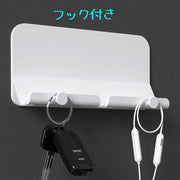 スマホホルダー スマートフォンスタンド スマホスタンド 壁掛け フック付き そのまま充電 イヤホンフック リモコンホルダー