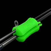 ロッドホルダー 2個セット 釣り竿ホルダー シリコン ロッドキーパー フィッシング アウトドア 釣り用品 小型 軽量 ルアー 固定 サポート 釣り堀 海刷り 船釣り