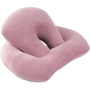 腕枕 ネックピロー クッション 枕 ピロー 腰当て 穴あき ホールクッション お昼寝 うつ伏せ寝 仮眠用 休憩 洗える 洗濯可能 首枕 デスク オフィス