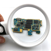 ルーペ 拡大鏡 LEDライト付き ミニルーペ 小型 電池式 虫眼鏡 虫めがね 20倍 手持ちルーペ シンプル コンパクト 携帯 持ち運び