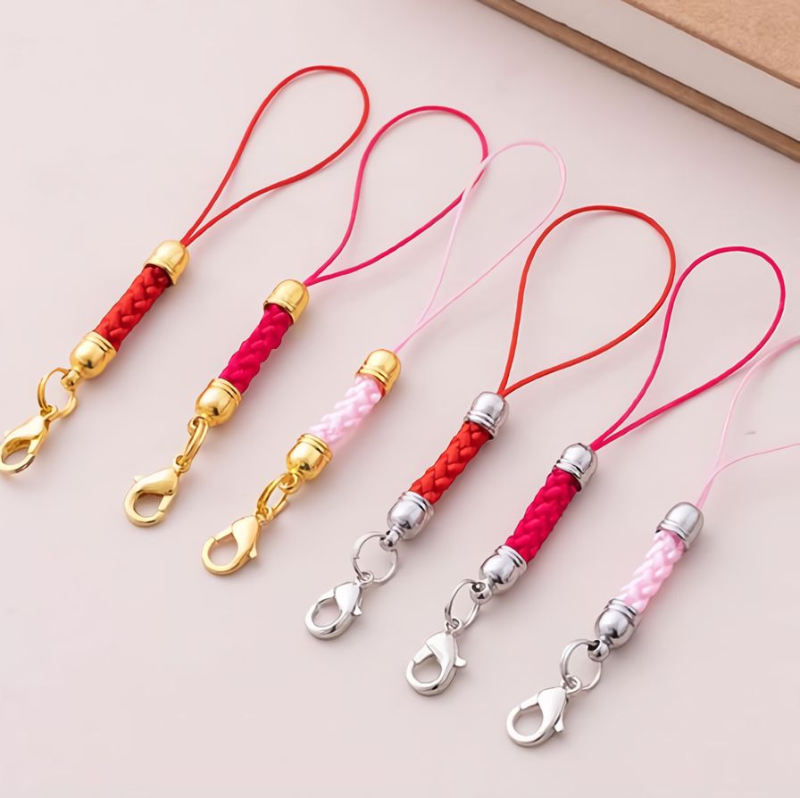 根付紐 ストラップ紐 10個セット ハンドメイド キーホルダー パーツ 商品画像5