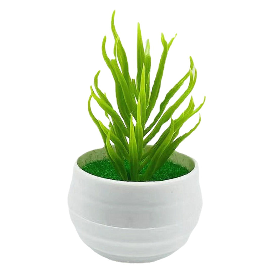 人工観葉植物 フェイクグリーン 造花 枯れない 植物装飾 ポット付き ラウンド3 バリエーション画像