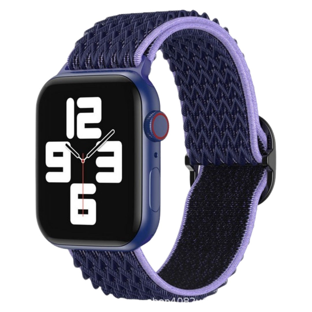 腕時計用ベルト apple watch用互換バンド アップルウォッチ用 レディース メンズ 男女兼用 ユニセックス 着せ替え 交換ベルト 付け替え ナイロン ギザギザ 無地 レインボー series 8 7 6 5 4 3 2 1 SE 38mm 40mm 42mm 44mm 45mm 49mm おしゃれ かわいい カラフル かっこいい スタイリッシュ メンテナンス 修理交換用品