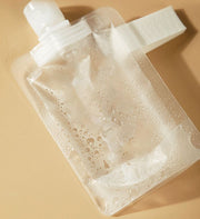 トラベルボトル 詰め替え容器 詰替えボトル パウチ 同サイズ5個セット 30ml 50ml 100ml 旅行 出張 アウトドア トラベル用品 シャンプー リンス トリートメント 化粧水 乳液 小分け 便利 持ち運び コンパクト 繰り返し使える 液体