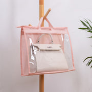 バッグ収納ケース 収納バッグ XL/2XLサイズ 不織布 吊り下げ収納 棚上 クローゼット保管 小物入れ 透明 自立 防塵 防湿