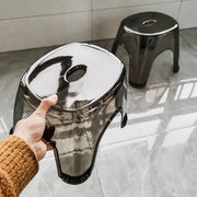 バスチェア 風呂イス 浴用椅子 シャワーチェア 踏み台 いす 透明 クリア 滑り止め 洗面台 風呂場 バスグッズ