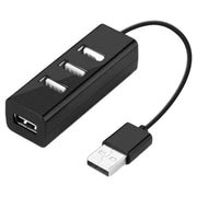 USBハブ USB2.0 4ポート HUB 15cmケーブル パソコン周辺機器 外付け USBポート拡張 増設 データ転送 PCアクセサリー デスクワーク オフィス