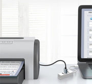 USBハブ USB2.0 4ポート HUB 15cmケーブル パソコン周辺機器 外付け USBポート拡張 増設 データ転送 PCアクセサリー デスクワーク オフィス