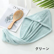 ヘアドライタオル タオルキャップ ヘアタオル ヘアバンド ドライキャップ 女性 レディース 無地 シンプル マイクロファイバー タオル バス用品 バスグッズ 楽ちん 簡単 吸水 ふわふわ もこもこ スイミング 温泉 お風呂 ジム プール