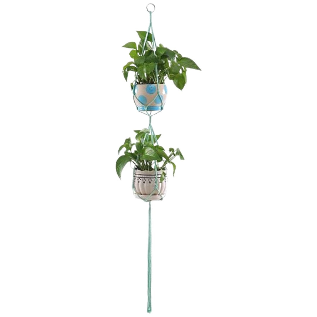 プラントハンガー ハンギングプランター プランターハンガー 吊り下げ 観葉植物 ガーデニング用品 紐 ロープ 吊るす 植物用ハンガー 屋内 屋外 インテリア雑貨 園芸用品 おしゃれ