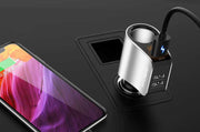 車用充電器 カーチャージャー シガーソケット USB 3ポート QC3.0 急速充電 車載充電器 車用品 カー用品 リチウム