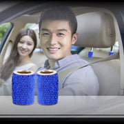 車用インテリア ヘッドレストアクセサリ カーアクセサリ 装飾パーツ おしゃれ 内装パーツ ラインストーン キラキラ