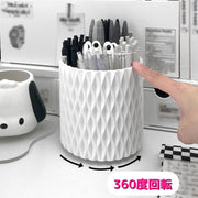 メイクブラシスタンド メイクブラシホルダー 360度回転 固定型 メイクボックス 大容量 ブラシ立て 筆入れ ペン立て 鉛筆立て ペンスタンド 卓上