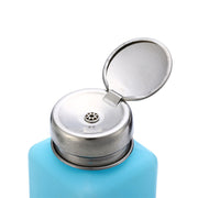 リムーバーボトル 200ml リムーバーポンプ ディスペンサー 除光液 ネイル用品 ネイルアート用品 セルフネイル ジェルネイル マニキュア 便利 簡単 シンプル 青 白 ピンク