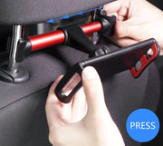 スマホスタンド スマホホルダー タブレットホルダー 車載ホルダー 車用 後部座席用 スマートフォン iPhone iPad タブレット ワンタッチ取り付け 伸縮アーム 360度回転 キズ付き防止 シリコン 簡単 便利 カーアクセサリー 長距離移動 旅行 ドライブ 動画鑑賞