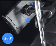 スマホスタンド スマホホルダー タブレットホルダー 車載ホルダー 車用 後部座席用 スマートフォン iPhone iPad タブレット ワンタッチ取り付け 伸縮アーム 360度回転 キズ付き防止 シリコン 簡単 便利 カーアクセサリー 長距離移動 旅行 ドライブ 動画鑑賞