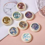 ネイルパーツ ネイルフレーク カラーフレーク ネイルアート ネイル用品 ネイルグッズ 六角形 ヘキサゴン ラメ キラキラ ブルー ピンク ゴールドカラー 華やか かわいい キュート おしゃれ