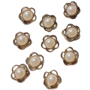 ピンブローチ ピンズ 10個セット タックピン レディース 女性用 アクセサリー 花 ラインストーン フェイクパール 綺麗 おしゃれ かわいい