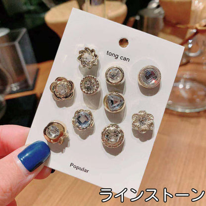 ピンブローチ ピンズ 10個セット タックピン レディース 女性用 商品画像4