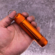 携帯灰皿 アッシュトレイ ボトル 密閉 防水 持ち歩き コンパクト ポータブル おしゃれ スタイリッシュ 小物入れ 収納 アウトドア キャンプ 登山