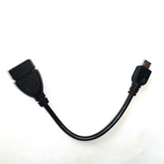 MicroUSBホストケーブル OTGケーブル 変換アダプタ 15cm データ転送 充電ケーブル USB 2.0 メス Micro USB オス スマホ タブレット 周辺機器 接続 テレビ カメラ