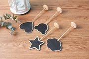 ミニ黒板 ブラックボード メッセージボード イベント用品 パーティー用品 卓上 ハート 星 かわいい おしゃれ 看板 店舗 案内 DIY 結婚式 ウエディング 誕生日 装飾
