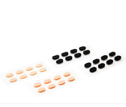 鼻パッド 4組1セット 眼鏡小物 メガネ用 ズレ防止 ノーズパッド シール 貼るだけ簡単 スポンジ 柔らかい ソフト 跡がつきにくい ずり落ち防止 鼻当て 汚れ対策 防汚 メイク崩れ対策 サングラス小物