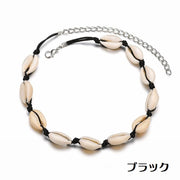 ネックレス ブレスレット レディース アクセサリー チョーカー シェル ペンダント 貝 カジュアル ハワイ風 オシャレ 2way 調節可能 ハンドメイド風 シェルネックレス パーティー ウエディング