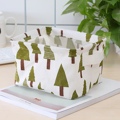収納バスケット 布製カゴ 収納ボックス 小物入れ 20×14cm 持ち手つき 商品画像5