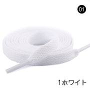 靴ひも 靴紐 10本セット シューレース 平ヒモ スニーカー 運動靴 レディース キッズ メンズ 50cm 80cm 100cm 120cm 140cm 160cm シューズアクセサリー 8mm幅 選べる カラバリ豊富 くつひも 定番 ベーシック 交換用 女性用 子供用 男性用 ファッション小物