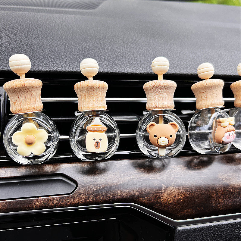 車用香水瓶 芳香剤ボトル カー用品 カーアクセサリー ボトル 花 商品画像3