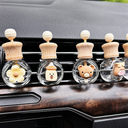 車用香水瓶 芳香剤ボトル カー用品 カーアクセサリー ボトル 花 商品画像3