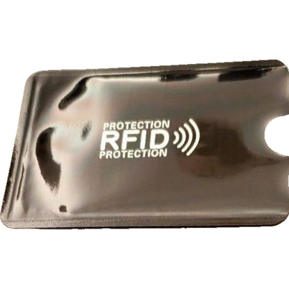 スキミング防止 カードケース RFID磁気防止 スリーブ 磁気データ カード情報保護 ブラック バリエーション画像
