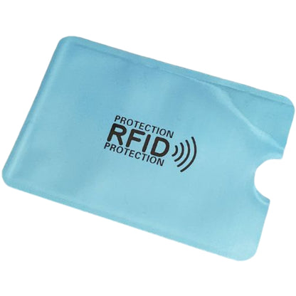 スキミング防止 カードケース RFID磁気防止 スリーブ 磁気データ カード情報保護 ブルー バリエーション画像