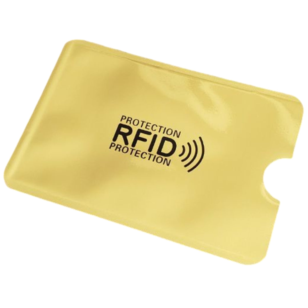 スキミング防止 カードケース RFID磁気防止 スリーブ 磁気データ カード情報保護 ゴールド バリエーション画像