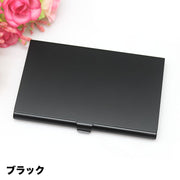 名刺入れ カードケース メンズ レディース ユニセックス カードケース アルミ製 メタリック 薄型 無地 シンプル おしゃれ 男女兼用
