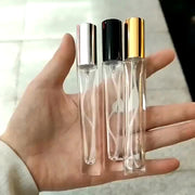 アトマイザー 詰め替えボトル 詰替容器 携帯用 スプレーボトル ミニボトル コンパクト 小さめ 細身 持ち運び シンプル プラスチック 透明 クリア サークル スクエア 噴霧 ミスト