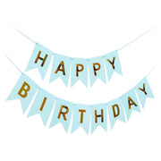 ガーランド フラッグ 三角旗 誕生日 バースデー HAPPY BIRTHDAY 壁飾り メモリアル イベント パーティー インテリア お祝い 可愛い