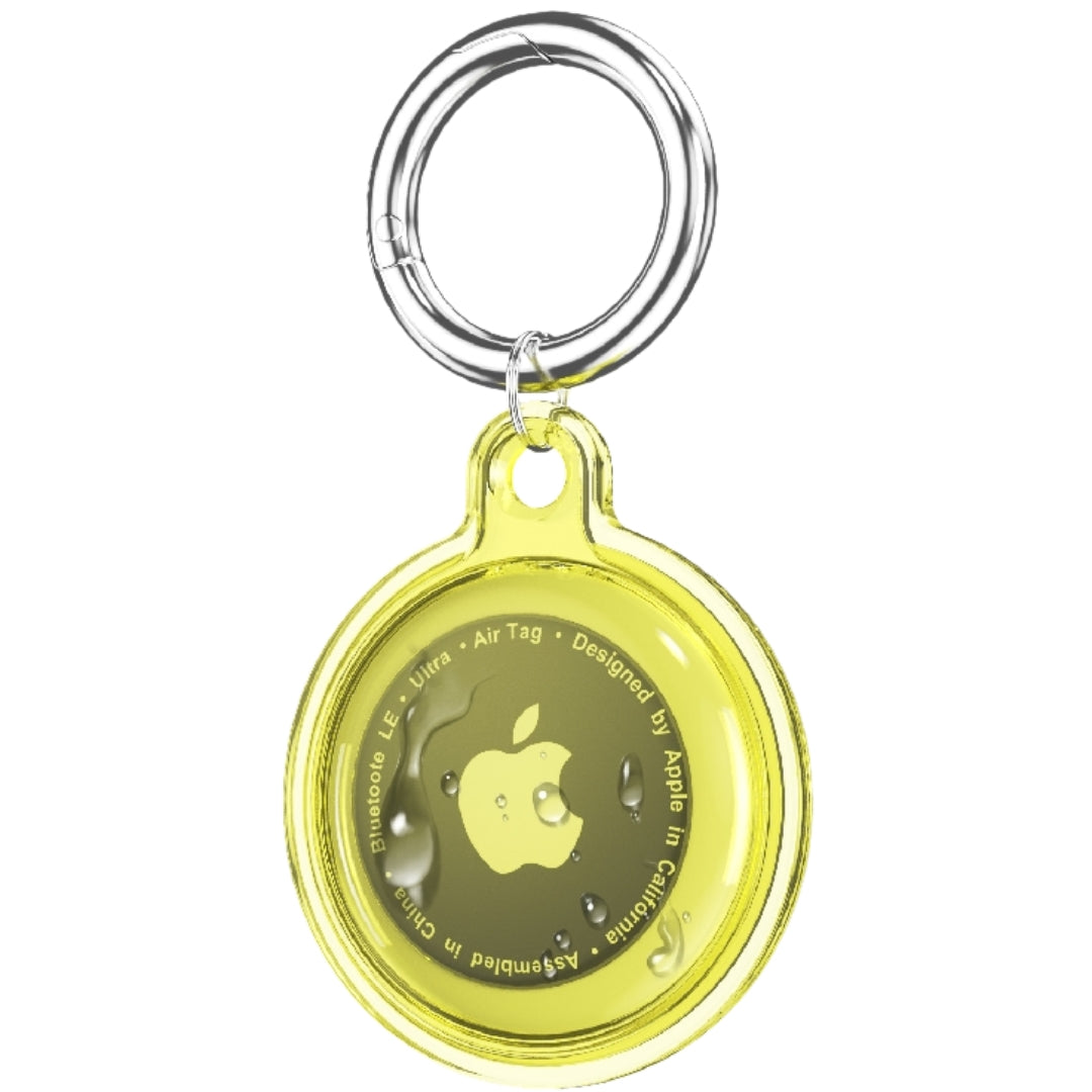 AirTag 保護ケース アップル Apple エアタグ ケース カバー ホルダー 保護カバー メンズ レディース 男性 女性 兼用 AirTag用 全面保護 両面保護 落下防止 紛失防止 装着簡単 半透明 カラバリ豊富 シンプル おしゃれ