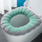 便座カバー トイレカバー O型 ストラップ付き ループ付き 柔らかい ふわふわ 暖かい あったか 水洗い 洗える 丸洗い 取付簡単 伸縮 節電 エコ 防寒