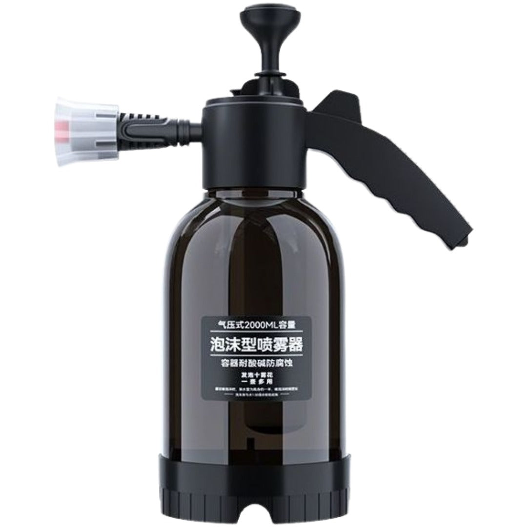 スプレーボトル 2L 高圧洗浄 水圧 空気圧 ポンプ 手動 ハンディ 洗車 泡洗浄 泡スプレー 散水 パワフル 強力 ホース不要 ガーデニング 水やり