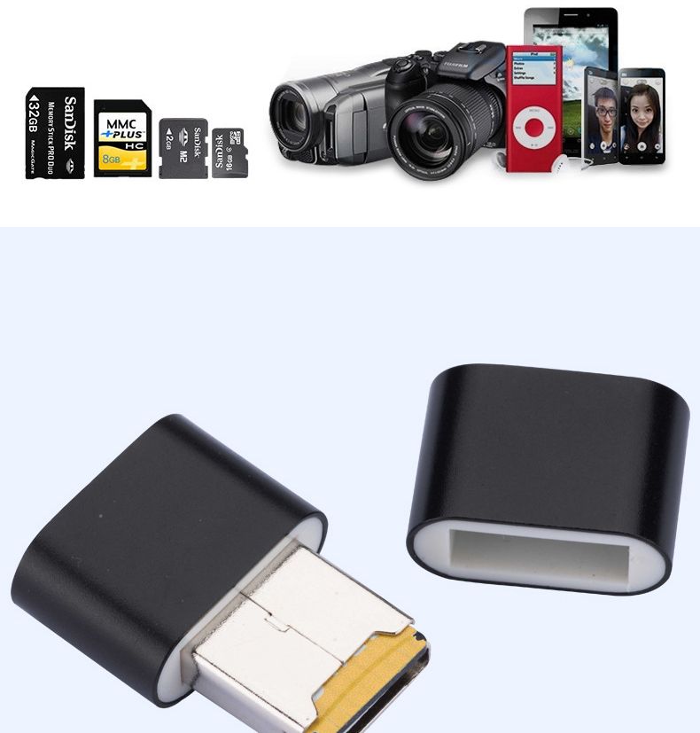 外付けカードリーダー ミニ高速USB 2.0カードリーダー デスクトップ ラップトップ ノートブック 商品画像5