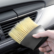 車内清掃ブラシ ブラシ カー用品 車内清掃 隙間ブラシ ホコリ取り エアコン吹き出し口 シート ドアポケット クリーナー