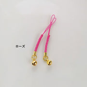 携帯ストラップ スマホアクセサリー バッグチャーム キーホルダー 10個セット 鈴 すず スズ シンプル