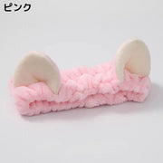 ヘアバンド ヘッドバンド レディース ヘアアクセサリー 洗顔 化粧 ふわふわ もこもこ 猫耳付き ネコ 動物 アニマル かわいい