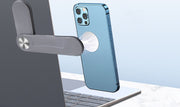 スマホスタンド 貼り付け パソコン モニター マグネット式 磁石 折りたたみ 回転 スマホ用品 便利グッズ シンプル コンパクト スマート