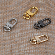 ナスカン 金属製 パーツ 金具 回転 手芸用品 手作り ハンドメイド バッグ ポシェット カバン 鞄 ストラップ アクセサリー ゴールドカラー シルバーカラー ブラック 黒 ガンメタ